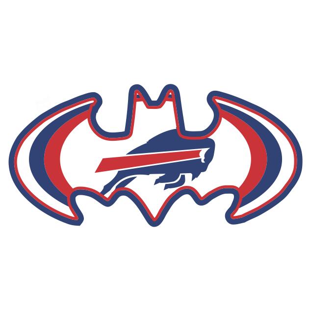 Buffalo Bills Batman Logo iron on transfers